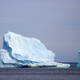 An iceberg floating near Newfoundland.